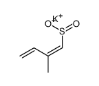 potassio Z-2-methyl-1,3-butadienyl sulfinate Structure
