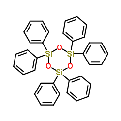 Hexaphenylcyclotrisiloxane Structure