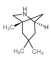 1,3,3-三甲基-6-氮杂双环[3.2.1]辛烷结构式