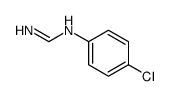 N'-(4-chlorophenyl)methanimidamide结构式