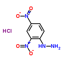 2,4-二硝基苯肼盐酸盐[用于高效液相色谱标记]结构式