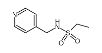 4-(N-methyl-methanesulphonamidomethyl)pyridine Structure