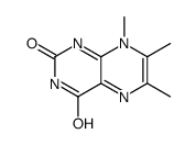 6,7,8-Trimethyl-2,4(3H,8H)-pteridinedione structure
