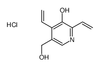 2,4-bis(ethenyl)-5-(hydroxymethyl)pyridin-3-ol,hydrochloride Structure