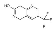 3-TRIFLUOROMETHYL-5,8-DIHYDRO-6H-[1,6]NAPHTHYRIDIN-7-ONE Structure