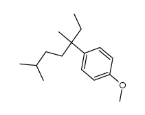 1-(3',6'-dimethyl-3-heptyl)-4-methoxybenzene Structure
