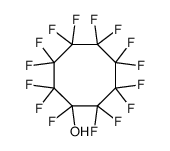1,2,2,3,3,4,4,5,5,6,6,7,7,8,8-pentadecafluorocyclooctan-1-ol结构式