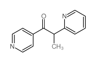 2-pyridin-2-yl-1-pyridin-4-yl-propan-1-one结构式