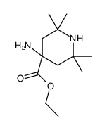 ethyl 4-amino-2,2,6,6-tetramethylpiperidine-4-carboxylate结构式
