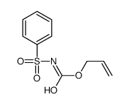 prop-2-enyl N-(benzenesulfonyl)carbamate结构式