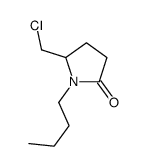 1-butyl-5-(chloromethyl)pyrrolidin-2-one结构式