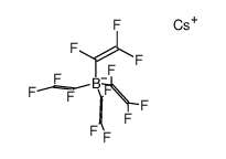 cesium tetrakis(1,2,2-trifluorovinyl)borate结构式