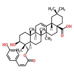 (Z)-23-Coumaroylhederagenin结构式