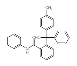 Benzamide,2-[hydroxy(4-methylphenyl)phenylmethyl]-N-phenyl-结构式