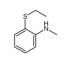 2-ethylsulfanyl-N-methylaniline结构式