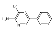 2-氨基-3-溴-5-苯基吡嗪结构式