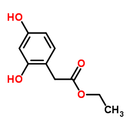 2,4-二羟基苯乙酸乙酯结构式