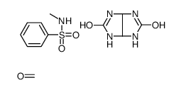 甲基苯磺酰胺、甲醛、四氢化咪唑并[4,5-D]和2,5,(1H,3H)咪唑二酮的聚合物结构式