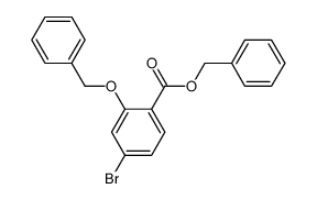 benzyl 2-benzyloxy-4-bromobenzoate结构式