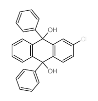 2-chloro-9,10-diphenyl-anthracene-9,10-diol结构式