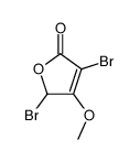 3,5-Dibromo-4-methoxy-2(5H)-furanone结构式