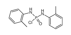 N,N'-di-o-tolyl-diamidophosphoryl chloride Structure