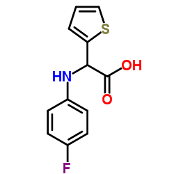(4-FLUORO-PHENYLAMINO)-THIOPHEN-2-YL-ACETIC ACID结构式