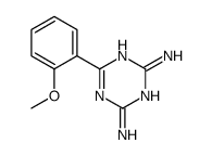 1,3,5-TRIAZINE-2,4-DIAMINE, 6-(2-METHOXYPHENYL)- Structure