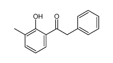 1-(2-hydroxy-3-methylphenyl)-2-phenylethanone结构式
