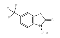 1-甲基-5-(三氟甲基)-2,3-二氢-1H-苯并[d]咪唑-2-硫酮结构式