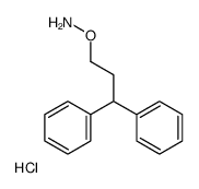O-(3,3-diphenylpropyl)hydroxylamine,hydrochloride Structure