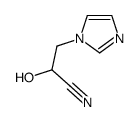 1H-Imidazole-1-propanenitrile,alpha-hydroxy-(9CI) Structure