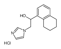 2-imidazol-1-yl-1-(5,6,7,8-tetrahydronaphthalen-1-yl)ethanol,hydrochloride Structure