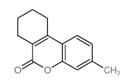 3-methyl-7,8,9,10-tetrahydrobenzo[c]chromen-6-one结构式