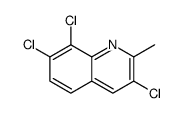 3,7-二氯-8-氯甲基喹啉结构式