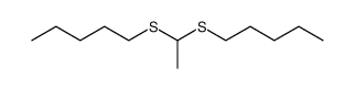ethane-1,1-diylbis(pentylsulfane)结构式