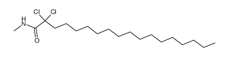 2,2-dichloro-octadecanoic acid methylamide结构式