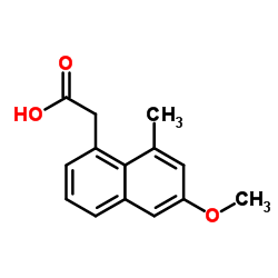 2-(6-Methoxy-8-Methylnaphthalen-1-yl)acetic acid结构式