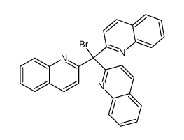 bromo-tri-[2]quinolyl-methane Structure