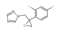1-[2-(2,4-二氟苯基)-2,3-环氧基丙基]-1H-1,2,4-噻唑结构式