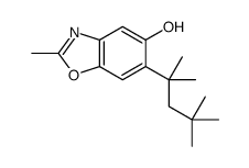 2-methyl-6-(2,4,4-trimethylpentan-2-yl)-1,3-benzoxazol-5-ol Structure