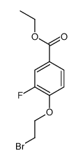 ethyl 4-(2-bromoethoxy)-3-fluorobenzoate结构式
