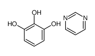benzene-1,2,3-triol,pyrimidine Structure