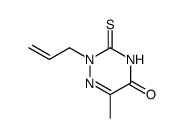 2-allyl-3-thio-6-methyl-1,2,4-triazine-3,5(2H,4H)-dione结构式