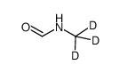 N-甲基甲酰胺-D3结构式
