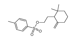 1-[2'-(p-Toluenesulfonyl)ethyl]-2-methylene-6,6-dimethylcyclohexane结构式