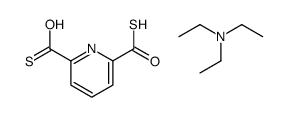 N,N-diethylethanamine,pyridine-2,6-dicarbothioic S-acid Structure