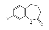 8-溴-2,3,4,5-四氢-1H-1-苯并氮杂-2-酮结构式