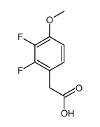 2,3-DIFLUORO-4-METHOXYPHENYLACETIC ACID Structure