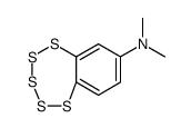 1,2,3,4,5-Benzopentathiepin-7-amine, N,N-dimethyl Structure